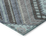 Machine Washable Indoor/ Outdoor Global Boho Chantille Rug
