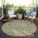 Machine Washable Indoor/ Outdoor Global Contempory Chantille Rug