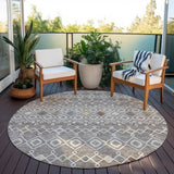 Machine Washable Indoor/ Outdoor Global Contempory Chantille Rug