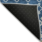 Machine Washable Indoor/ Outdoor Global Contempory Chantille Rug