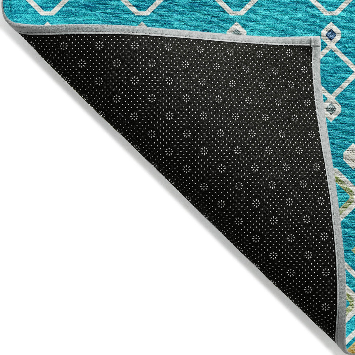 Machine Washable Indoor/ Outdoor Global Contempory Chantille Rug