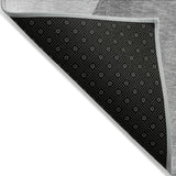 Machine Washable Indoor/ Outdoor Modern Abstract Chantille Rug
