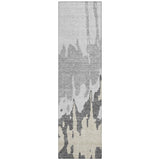Machine Washable Indoor/ Outdoor Modern Abstract Chantille Rug