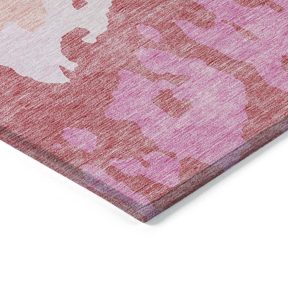 Machine Washable Indoor/ Outdoor Modern Abstract Chantille Rug