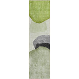 Machine Washable Indoor/ Outdoor Modern Abstract Chantille Rug