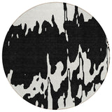 Machine Washable Indoor/ Outdoor Modern Abstract Chantille Rug