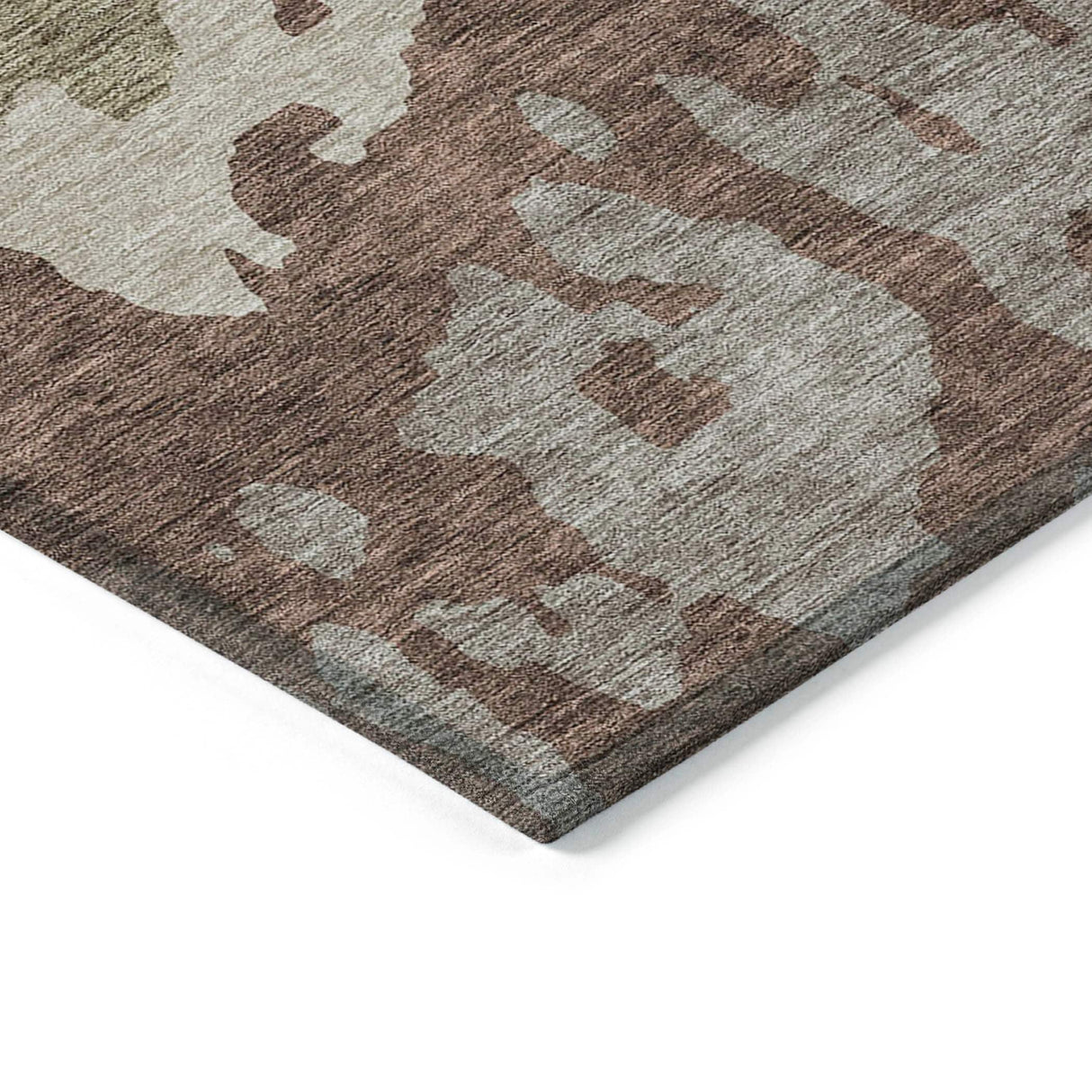 Machine Washable Indoor/ Outdoor Modern Abstract Chantille Rug