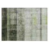 Machine Washable Indoor/ Outdoor Modern Abstract Chantille Rug