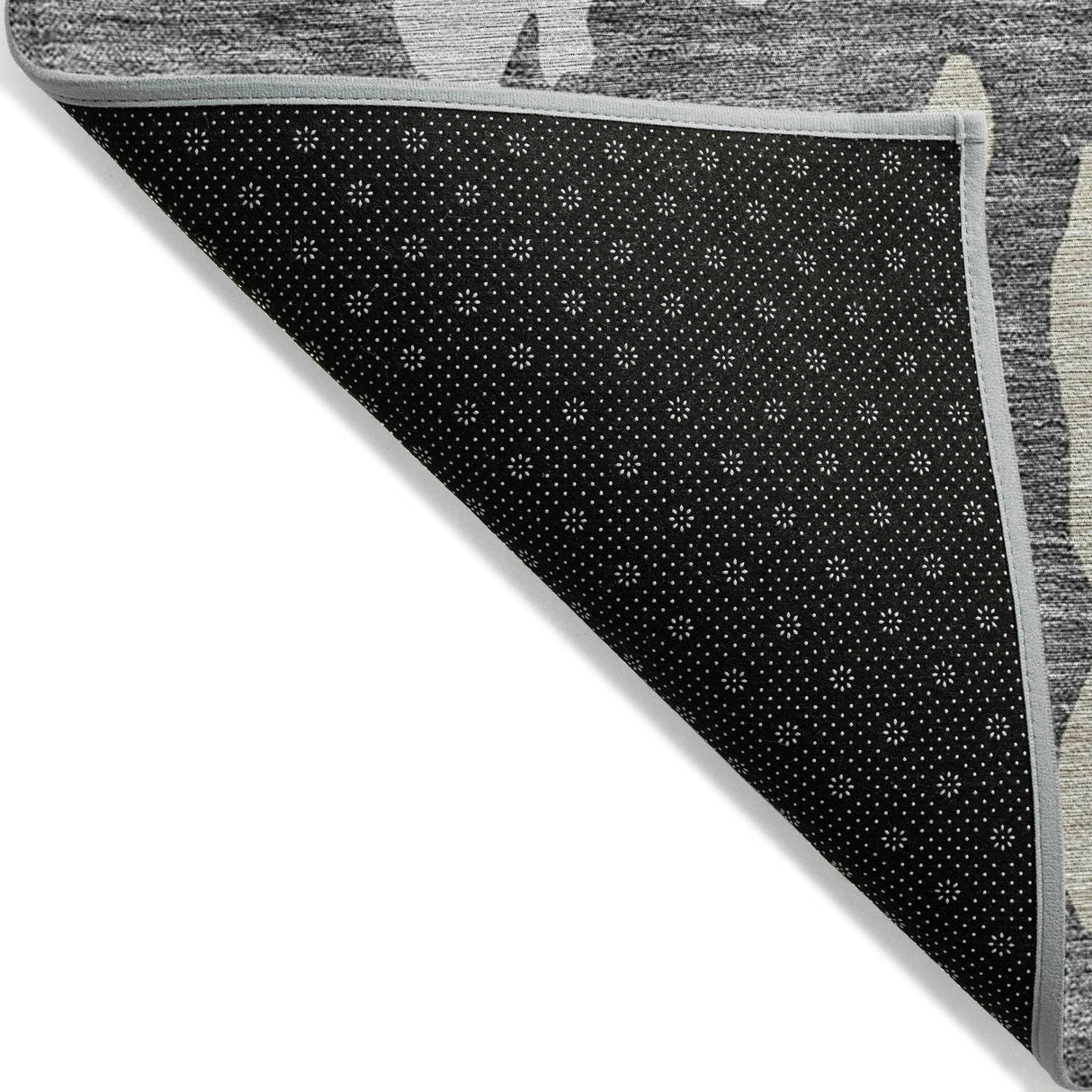 Machine Washable Indoor/ Outdoor Modern Abstract Chantille Rug