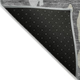 Machine Washable Indoor/ Outdoor Modern Abstract Chantille Rug