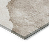 Machine Washable Indoor/ Outdoor Modern Abstract Chantille Rug