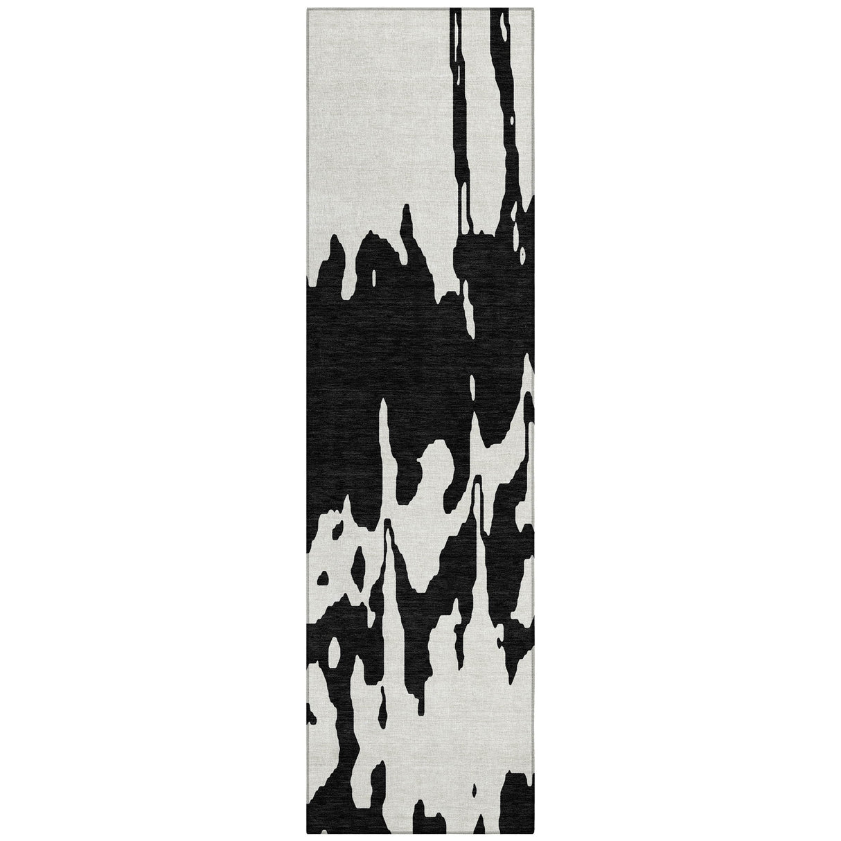 Machine Washable Indoor/ Outdoor Modern Abstract Chantille Rug