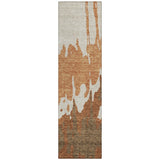 Machine Washable Indoor/ Outdoor Modern Abstract Chantille Rug