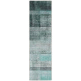 Machine Washable Indoor/ Outdoor Modern Abstract Chantille Rug
