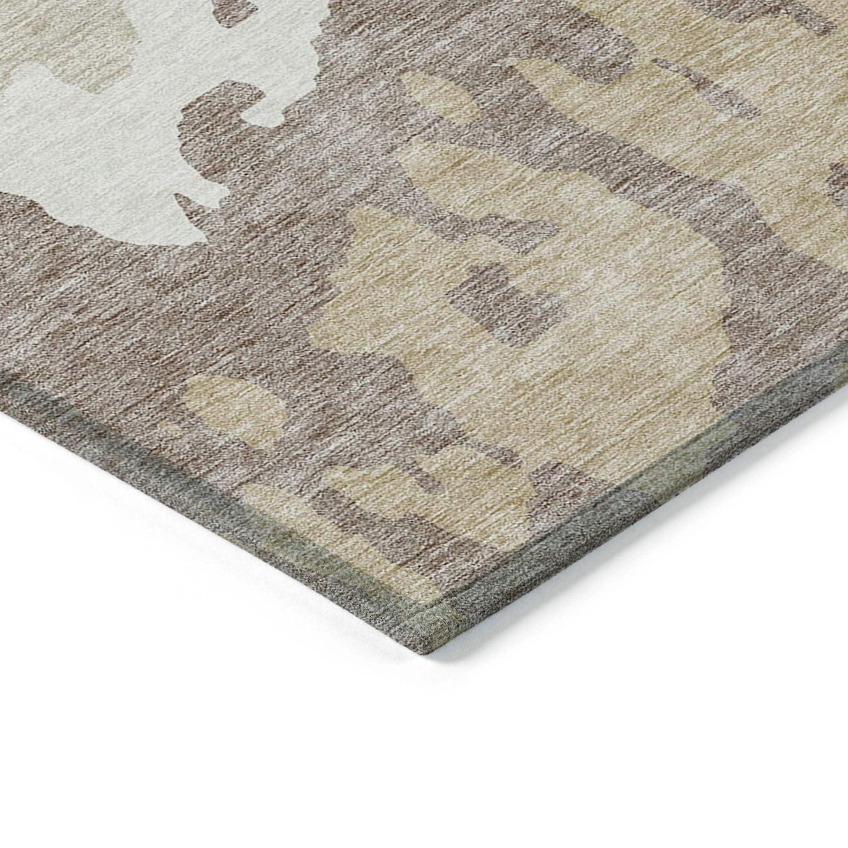 Machine Washable Indoor/ Outdoor Modern Abstract Chantille Rug