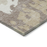 Machine Washable Indoor/ Outdoor Modern Abstract Chantille Rug
