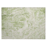 Machine Washable Indoor/ Outdoor Modern Abstract Chantille Rug