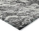Machine Washable Indoor/ Outdoor Modern Abstract Chantille Rug