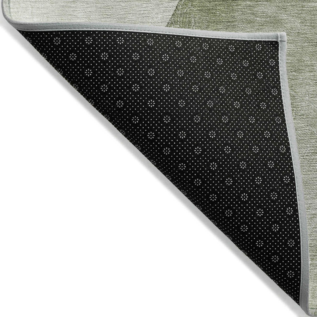 Machine Washable Indoor/ Outdoor Modern Abstract Chantille Rug