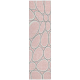 Machine Washable Indoor/ Outdoor Modern Bubbles Chantille Rug
