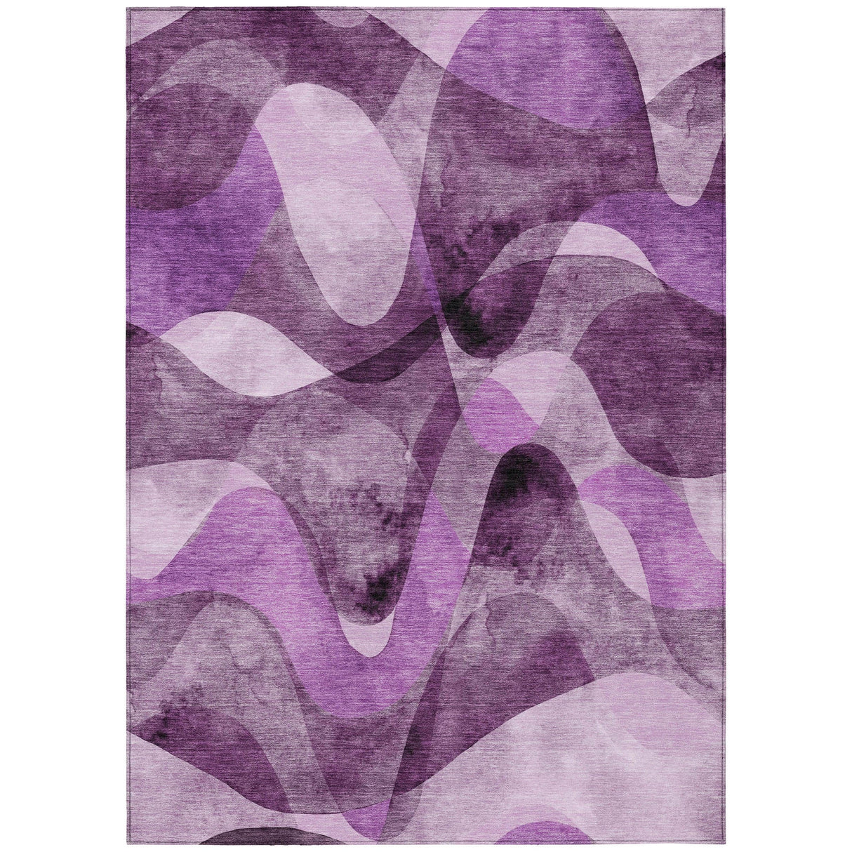 Machine Washable Indoor/ Outdoor Modern Chantille Rug