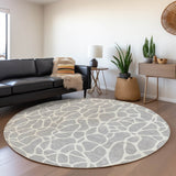 Machine Washable Indoor/ Outdoor Modern Chantille Rug