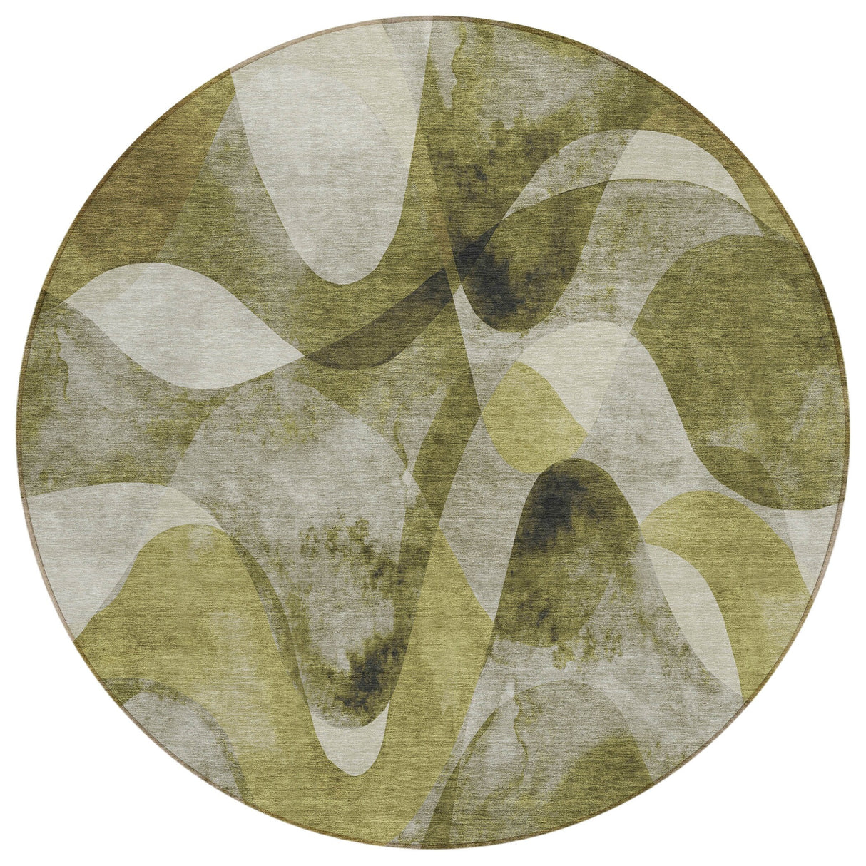 Machine Washable Indoor/ Outdoor Modern Chantille Rug
