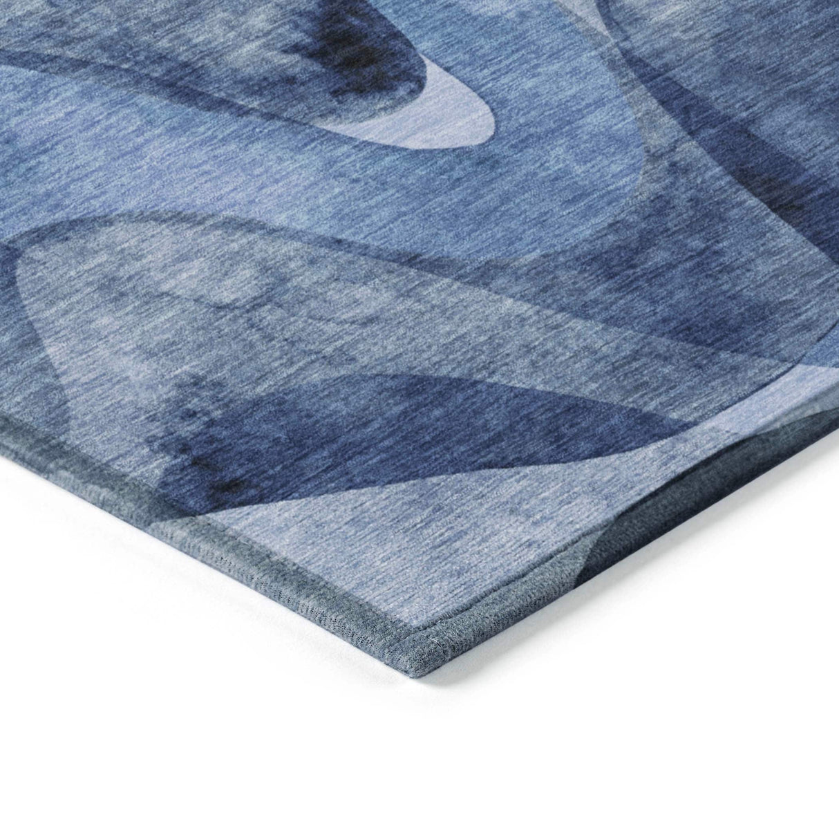 Machine Washable Indoor/ Outdoor Modern Chantille Rug