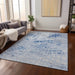 Machine Washable Indoor/ Outdoor Modern Cobble Chantille Rug