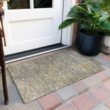 Machine Washable Indoor/ Outdoor Modern Cobble Chantille Rug