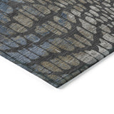 Machine Washable Indoor/ Outdoor Modern Cobble Chantille Rug
