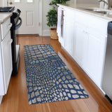 Machine Washable Indoor/ Outdoor Modern Cobble Chantille Rug