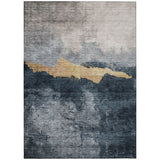 Machine Washable Indoor/ Outdoor Modern Contemporary Chantille Rug