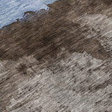 Machine Washable Indoor/ Outdoor Modern Contemporary Chantille Rug