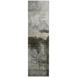 Machine Washable Indoor/ Outdoor Modern Contemporary Chantille Rug
