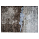 Machine Washable Indoor/ Outdoor Modern Contemporary Chantille Rug