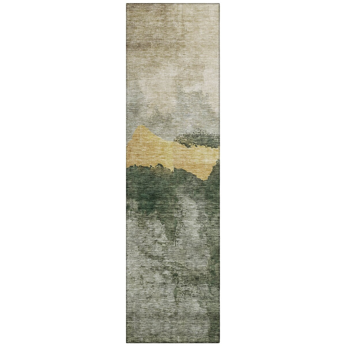 Machine Washable Indoor/ Outdoor Modern Contemporary Chantille Rug