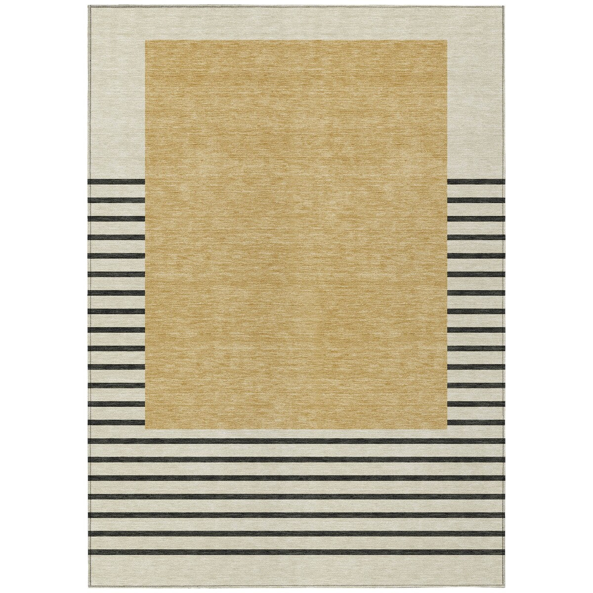 Machine Washable Indoor/ Outdoor Modern Deco Chantille Rug