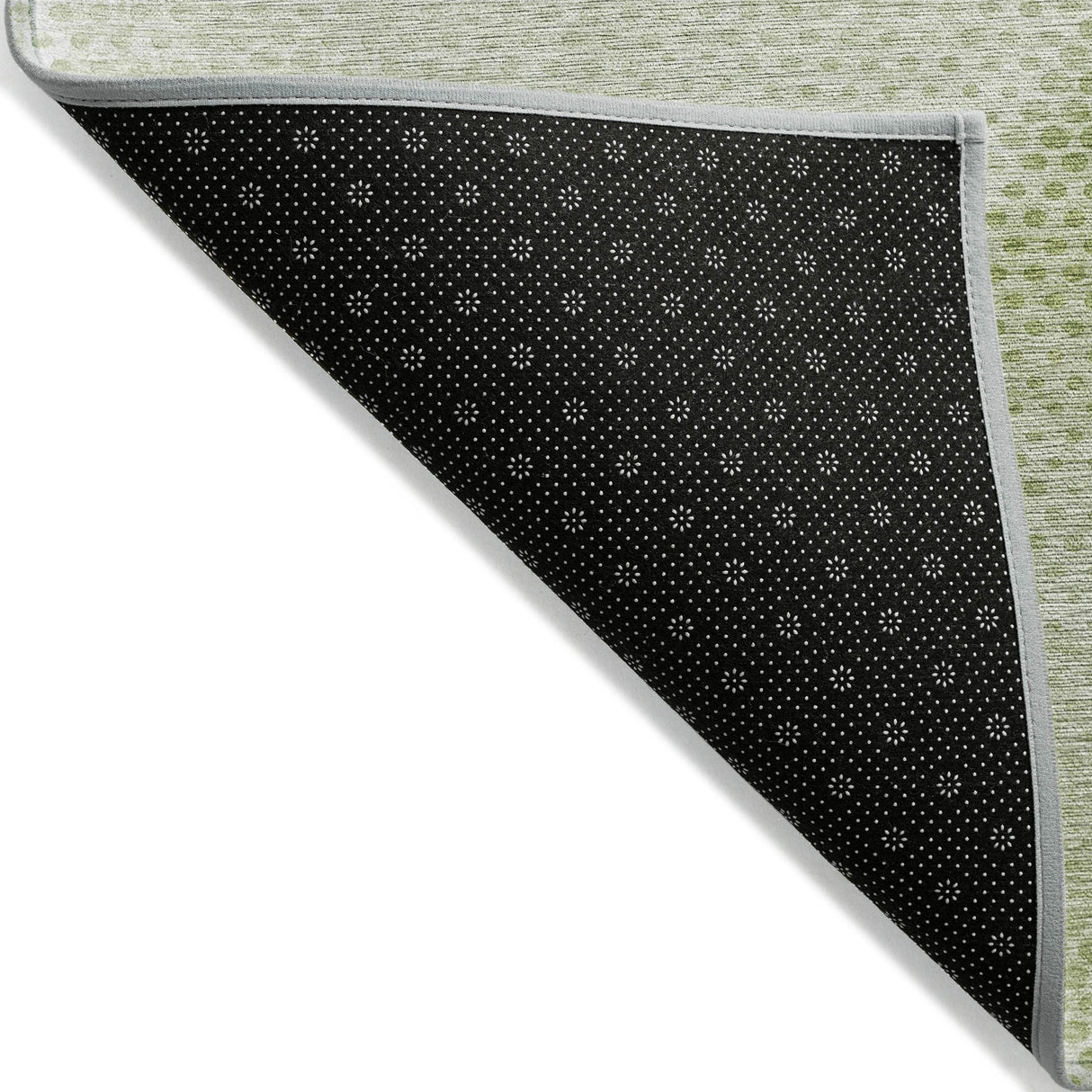 Machine Washable Indoor/ Outdoor Modern Diamonds Chantille Rug
