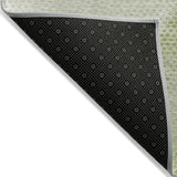 Machine Washable Indoor/ Outdoor Modern Diamonds Chantille Rug