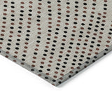 Machine Washable Indoor/ Outdoor Modern Dotty Chantille Rug