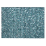 Machine Washable Indoor/ Outdoor Modern Dotty Chantille Rug