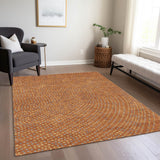 Machine Washable Indoor/ Outdoor Modern Dotty Chantille Rug