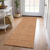 Machine Washable Indoor/ Outdoor Modern Dotty Chantille Rug