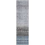 Machine Washable Indoor/ Outdoor Modern Global Chantille Rug