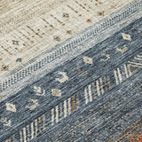 Machine Washable Indoor/ Outdoor Modern Global Chantille Rug