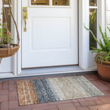 Machine Washable Indoor/ Outdoor Modern Global Chantille Rug
