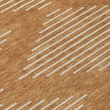 Machine Washable Indoor/ Outdoor Modern Stripe Chantille Rug