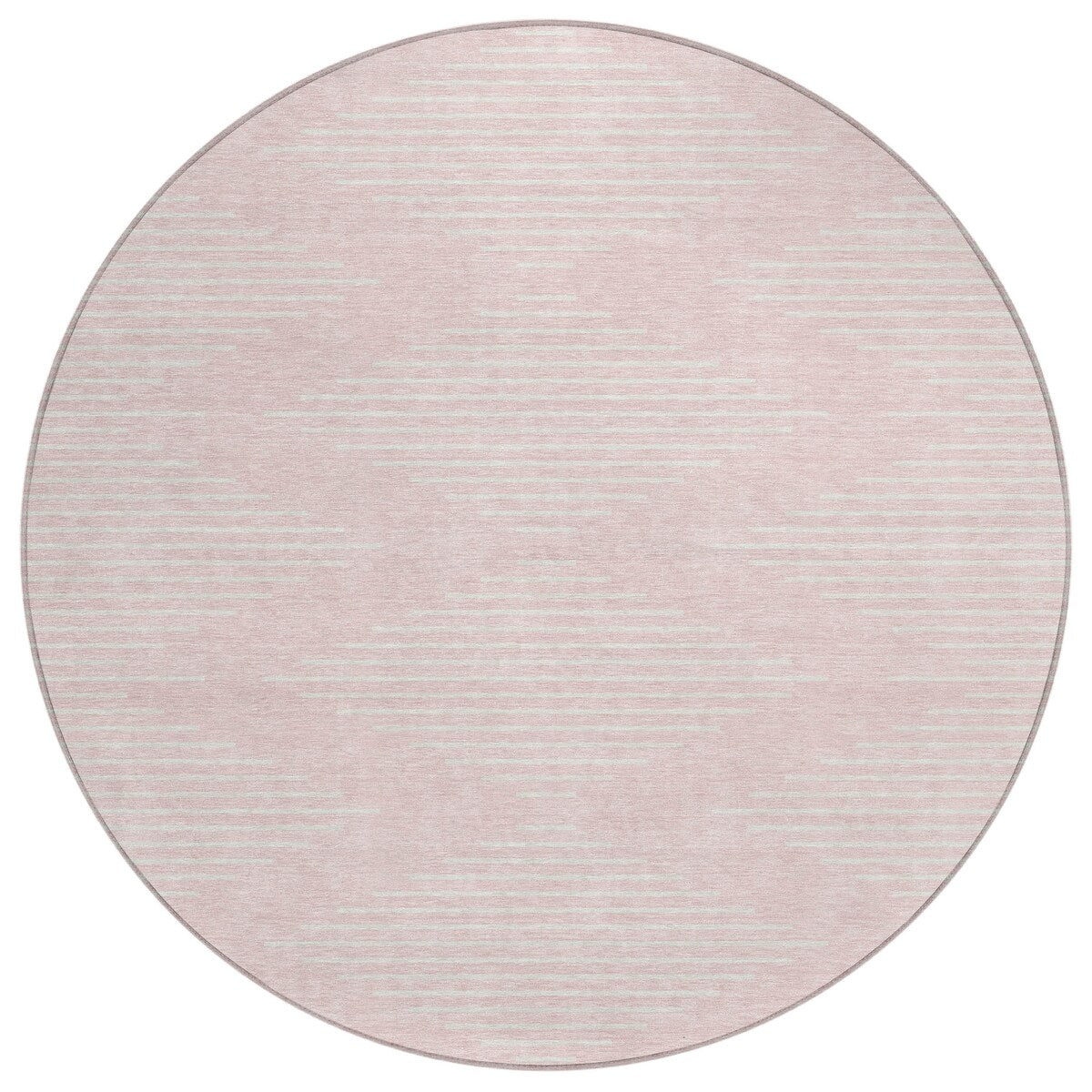 Machine Washable Indoor/ Outdoor Modern Stripe Chantille Rug