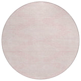 Machine Washable Indoor/ Outdoor Modern Stripe Chantille Rug